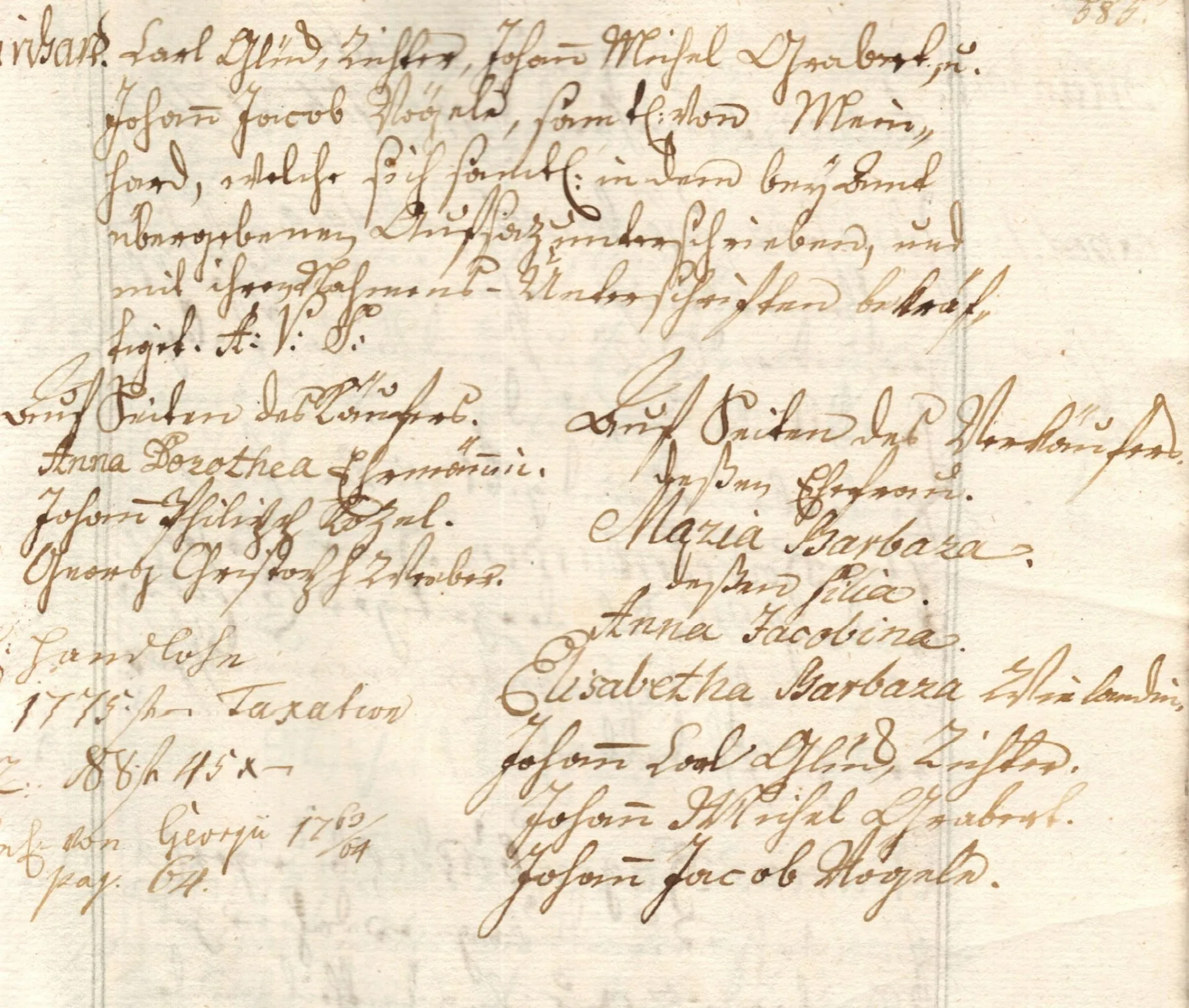 Kaufvertrag Krone Mainhardt 1764 / Gemeindearchiv Mainhardt